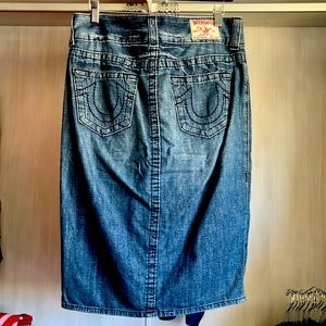 True Religion Denim skirt
